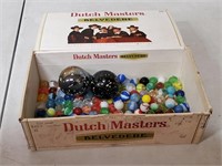 Box of Vintage Marbles & Jawbreakers