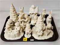 Tray Lot of Assorted Snowbaby Figurines