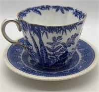 Royal Crown Derby Blue China Teacup & Solian Ware