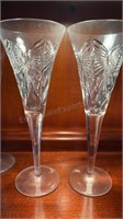 Waterford “Happiness” Champagne Flute Pair