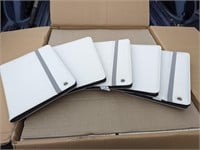 $50 Lot of 5 iPad cases can be Universal WHITE