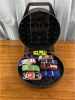 Hotwheels Wheel Carry Case and 9 Cars