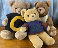 3 Vintage Teaddy Bears