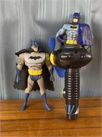 Batman Action Figure and Personal Fan