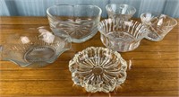 Vintage Clear Glass/Crystal Bowls