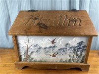 Vintage Wood Kindlin Box