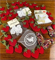 Strawberry and Butterfly Appliques