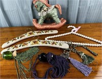 Needle Point Clothes Hangers, Tassels and more