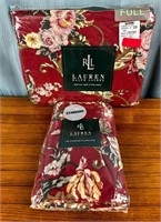 Ralph Lauren Fitted Full Sheet and Pillow Case