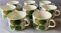 8 Made in England Wildberry Strawberry Cups