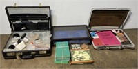 (JL) Coin Collecting Case, Books, Briefcases, a