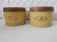 Burlington Crafts Woodbury Metal Coffee/Tea Cans