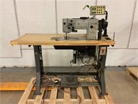 ADLER COMMERCIAL GRADE SEWING MACHINE W/ TABLE