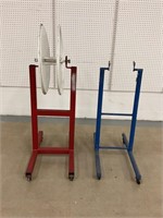 LOT OF 2 ROLL AROUND LARGE SPOOL HOLDERS
