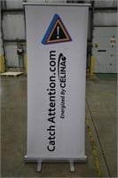 LOT OF 3 FOLD-UP TRADE SHOW BANNERS W/ CARRY BAG