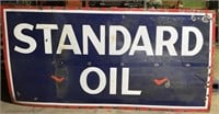 (UV) Single Sided Porcelain Standard Oil Sign