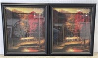 (A) Forest Art Prints 36” x 42 1/2” (bidding on