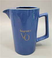 Seagrams VO Whiskey Water Pitcher-Laurentian 263