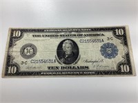 1914 $10 Federal Reserve Large Note