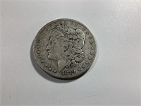1879 P Morgan Silver Dollar,VG