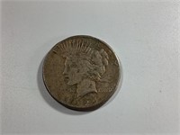 1924 S Peace Silver Dollar,VG