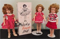 Lot of 3 Shirley Temple Dolls & Original 9500 Box