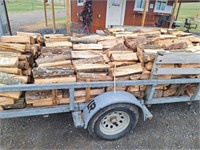 Trailer Load Hardwood Firewood - 1-1/2 Cord