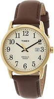 Timex Easy Reader Goldtone Cream Dial Watch 38mm