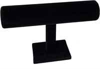 Black Velvet T-black Jewelry Holder Stand