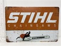 Metal sign- Stihl Chainsaws