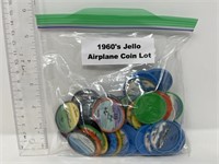 1960’s Jello Airplane coin lot