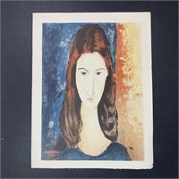 Amedeo Modigliani's "Portrait of Jeanne Hebuterne"