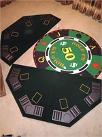 Portable poker table