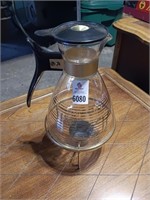 Glass coffee pot w/ warmer