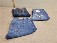 (3) Pair's of Woman's Jeans size 5