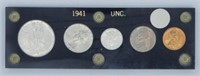 1941 Unc. Proof Set in Capital Holder