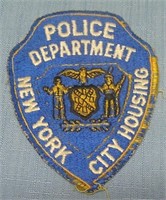 Vintage NY City Housing police patch