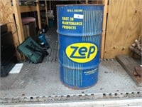 Metal 20 Gallon ZEP Barrel