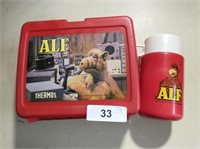 Alf Plastic Thermos Lunch Box & Thermos