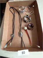 (2) Bolo Ties, Bracelets & Other