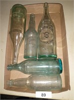 (5) Glass Bottles