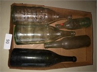 (5) Glass Bottles