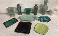 Decorative Lot: Pottery, Vases & More