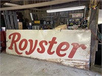Royster Sign 46 inches by 11.9 feet