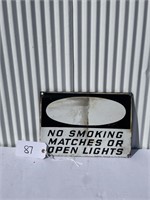 No Smoking Sign Porcelain