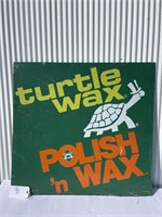 Turtle Wax Polish 'n Wax Sign