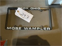 Troy Ohio License Plate Cover