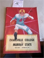 1951 Evansville College Football Program