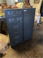 Cole-Steel File Cabinet with Safe