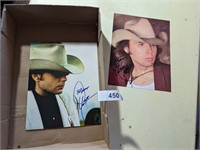 Autographed Country Photos